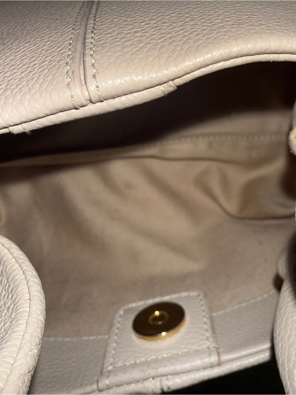 Polene Numero Neuf Mini in Textured Taupe - Picture 8 of 13